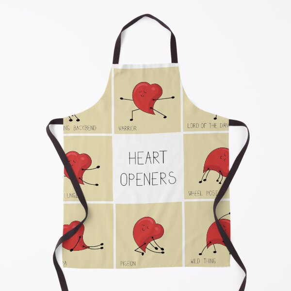 Item preview, Cute heart character doing yoga designed and sold by SooperYela.