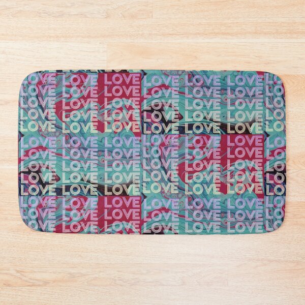 Item preview, love,repeatedly Lettering,purple,various colored painting designed and sold by zzzozzo.