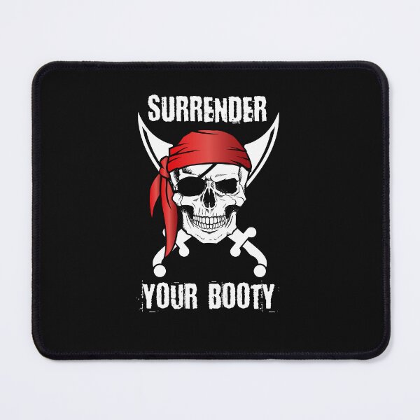 Item preview, Surrender Your Booty Funny Pirate Skull Cutlass designed and sold by LarkDesigns.