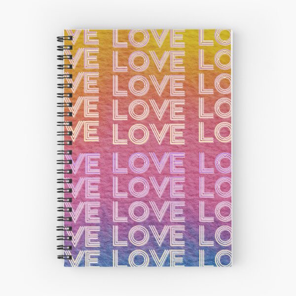 Aperçu de l'œuvre Amour, lettrage à plusieurs reprises, violet, peinture de différentes couleurs. arc-en-ciel, dégradés, reflet créée et vendue par zzzozzo.