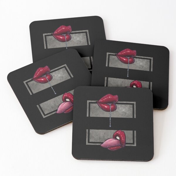 Item preview, Dark Red Lips - Spit Swap designed and sold by OssuanArt.