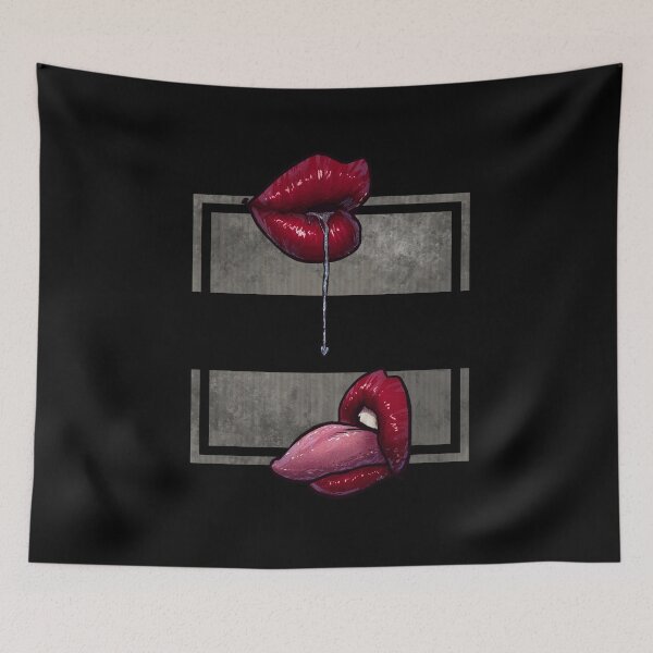 Item preview, Dark Red Lips - Spit Swap designed and sold by OssuanArt.