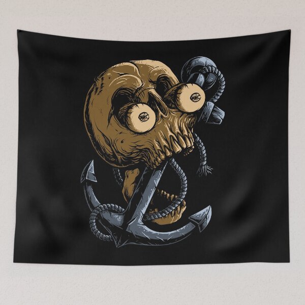 Item preview, Skull Anchor designed and sold by Quilimo Studio.