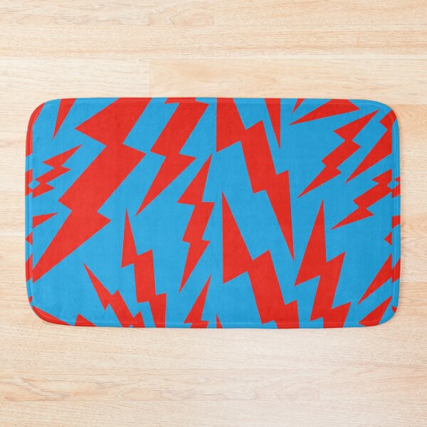 Item preview, Lightning Bolt Pattern (Blue & Red) designed and sold by Fox Newton.