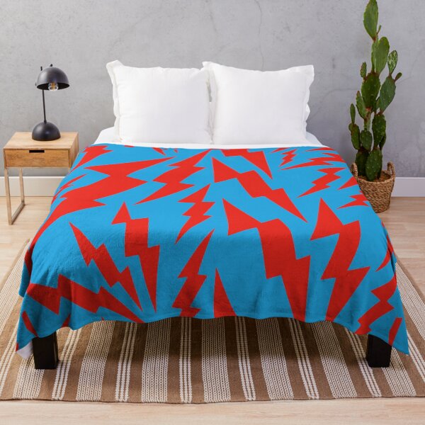 Item preview, Lightning Bolt Pattern (Blue & Red) designed and sold by Fox Newton.