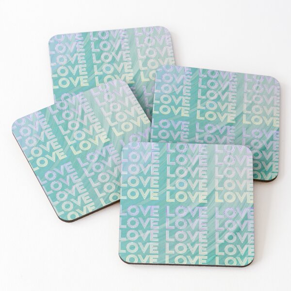 Item preview, love,repeatedly Lettering,purple,various colored painting,green designed and sold by zzzozzo.
