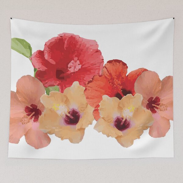 Item preview, Rosemallows flores blanco bg designed and sold by Maria Garcia´s.