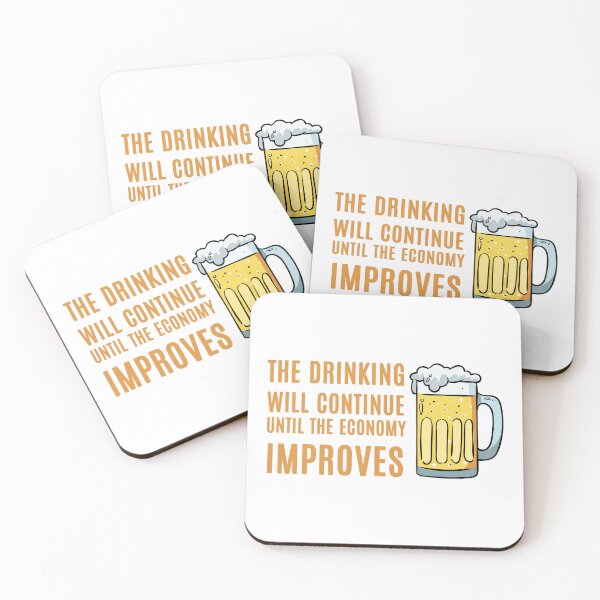 Item preview, Thee drinking will continue until the economy improves designed and sold by politicfun.