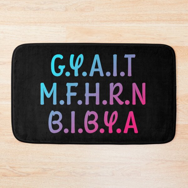 Item preview, G.Y.A.I.T.M.F.H.R.N.B.I.B.Y.A - Blue and Pink Gradient  designed and sold by Dude 4U.