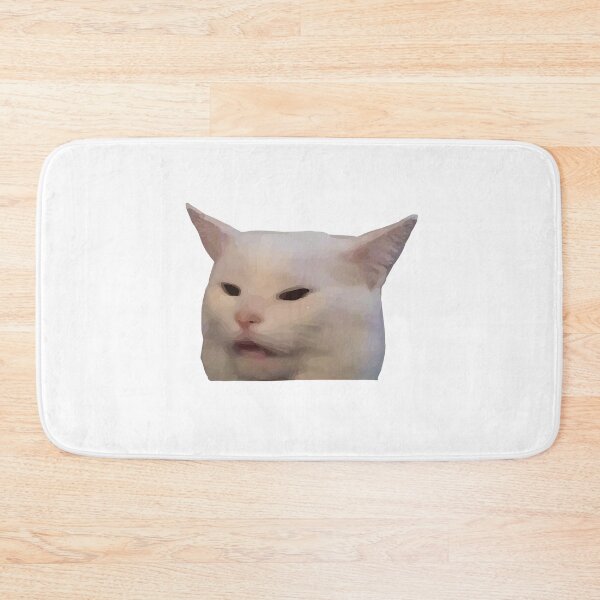 Item preview, White cat meme designed and sold by Alicia-Lee.