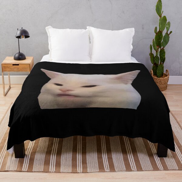 Item preview, White cat meme designed and sold by Alicia-Lee.