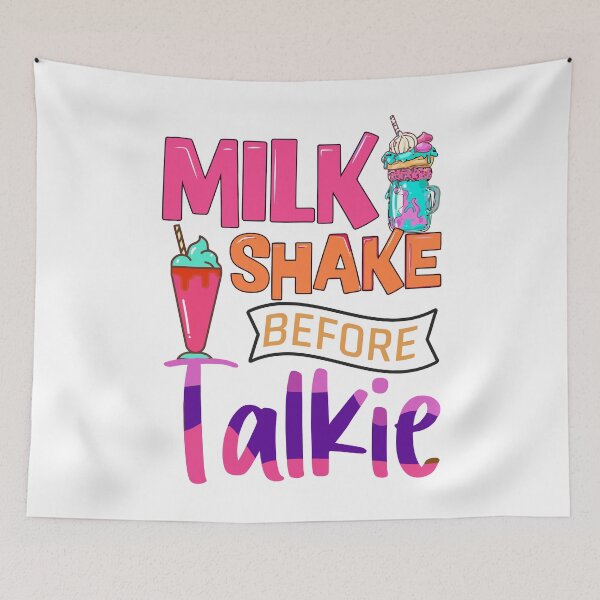Item preview, Funny milk lovers milk shake before talkie designed and sold by BestTshirtArt.