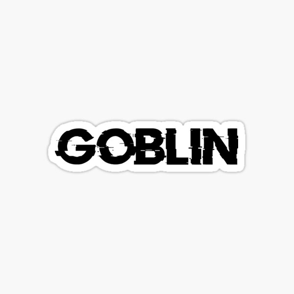 Goblin Black Sticker For Sale By Momochromatik Redbubble 2532