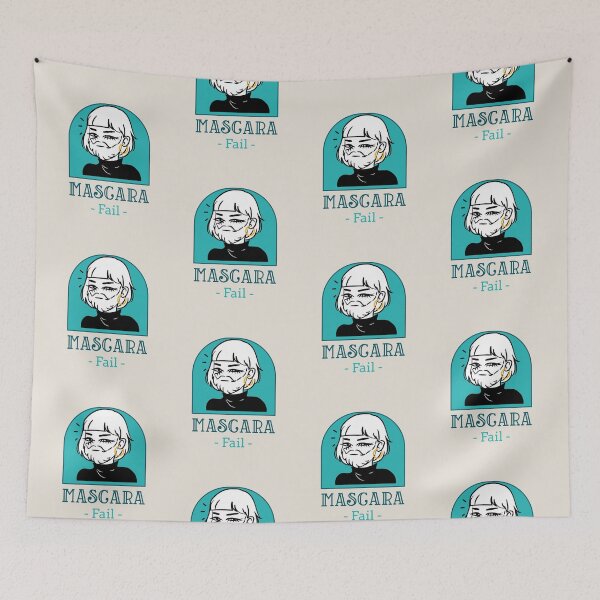 Item preview, Female memes: Mascara FAIL  designed and sold by Rodayna Elnaggar.