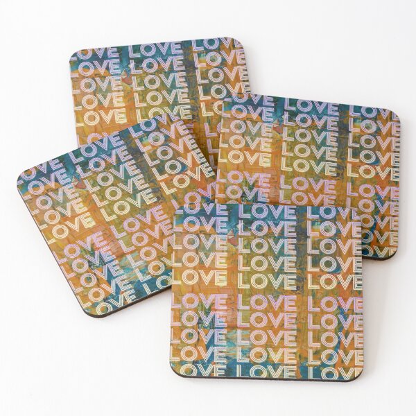 Item preview, love,repeatedly Lettering,purple,various colored painting designed and sold by zzzozzo.