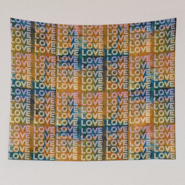 Item preview, love,repeatedly Lettering,purple,various colored painting designed and sold by zzzozzo.