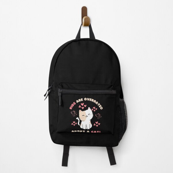 Item preview, kids are overrated adopt a cat | funny design cat | cute cat lovers | funny kitten design | cute kitten designed and sold by Saffire6.