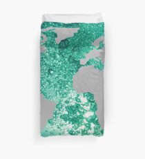 World map 3. Duvet Cover