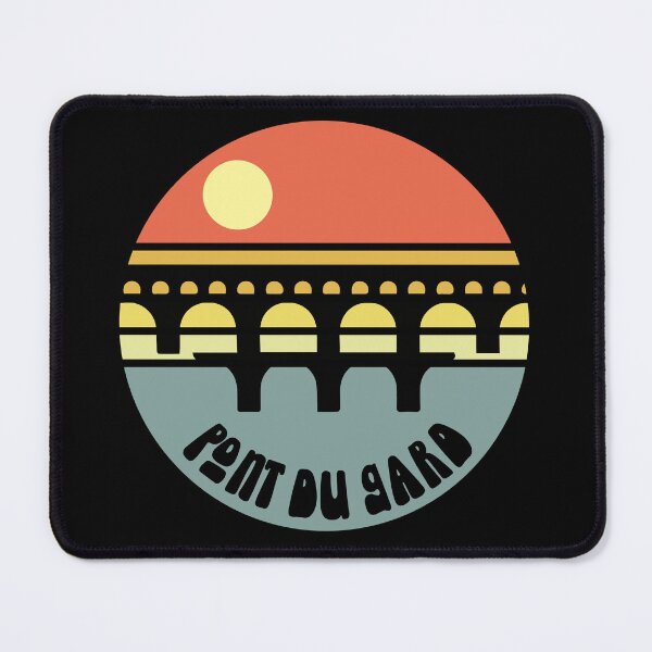 Item preview, Famous French Pont du Gard on sunset France designed and sold by GraphismNinja.