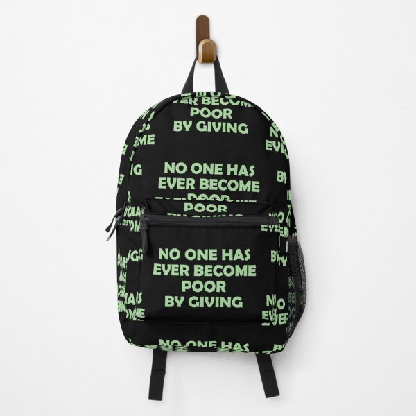 Item preview, No one has ever become poor by giving designed and sold by Pride-Casuals.