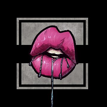 Purple Lips - Spit Swap Poster for Sale by OssuanArt