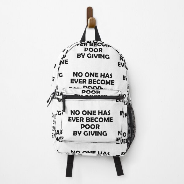 Item preview, No one has ever become poor by giving designed and sold by Pride-Casuals.