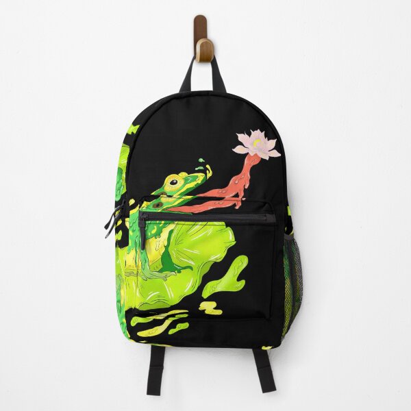 Item preview, Frog and Lotus Flower designed and sold by Mariia Berezhna.
