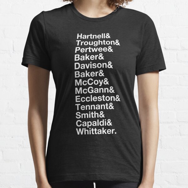 The 13 Doctors - Hartnell to Whittaker Essential T-Shirt