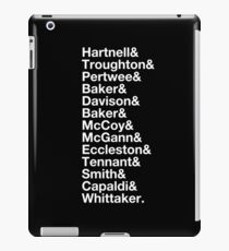 The 13 Doctors - Hartnell to Whittaker iPad Case/Skin