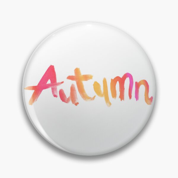Item preview, Watercolor lettering word Autumn | autumn lettering designed and sold by lausn.