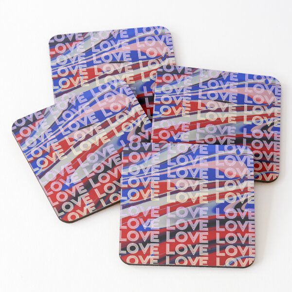 Item preview, love,repeatedly Lettering,purple,various colored painting,red,blue designed and sold by zzzozzo.