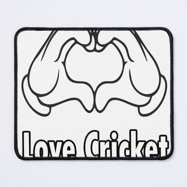 Item preview, '' Love Cricket '' gift for cricket lovers designed and sold by Soudesign99.