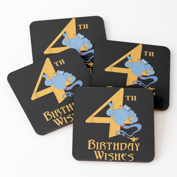 Item preview, Genie 4th Birthday Wishes designed and sold by DenisJoness.