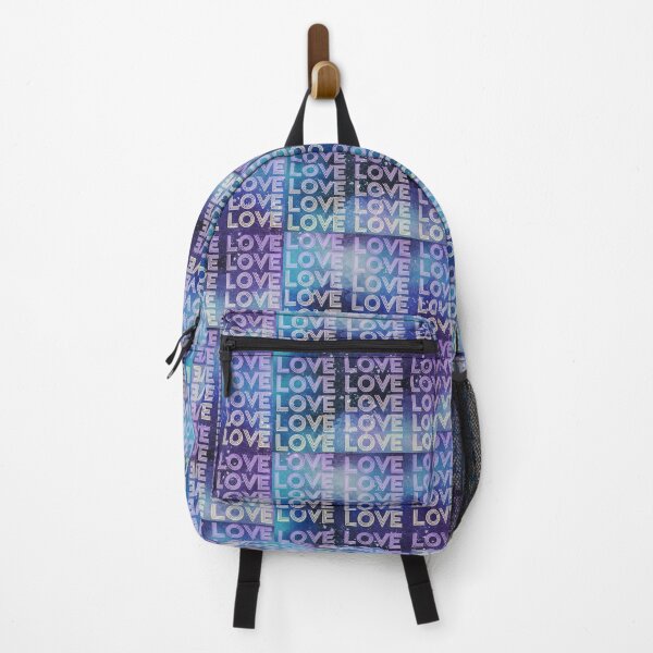 Item preview, love,repeatedly Lettering,purple,various colored painting,blue designed and sold by zzzozzo.