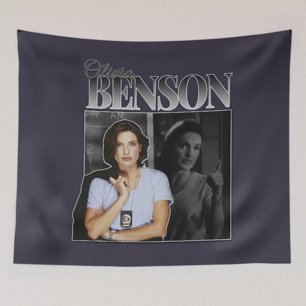 Item preview, Day Gifts Olivia Benson 90s Inspired Homage Black and White Version  designed and sold by Murphey1996.