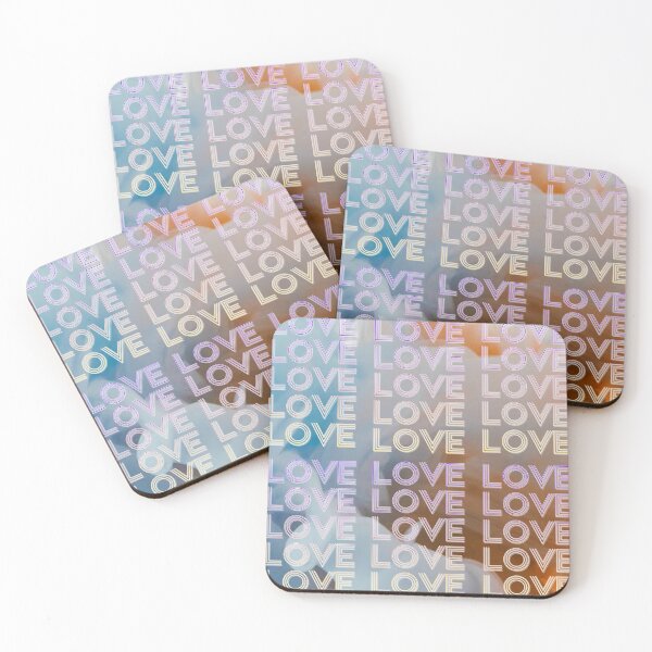 Item preview, love,repeatedly Lettering,purple,various colored painting,blue designed and sold by zzzozzo.