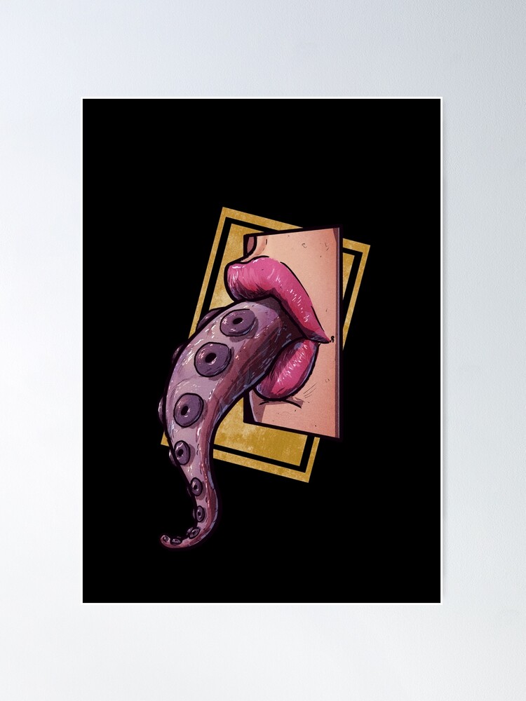 Purple Lips - Spit Swap Poster for Sale by OssuanArt