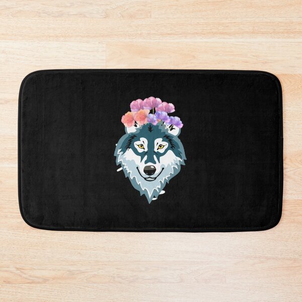 Item preview, Be Strong As A Wolf Flowers  designed and sold by fatydesignspace.