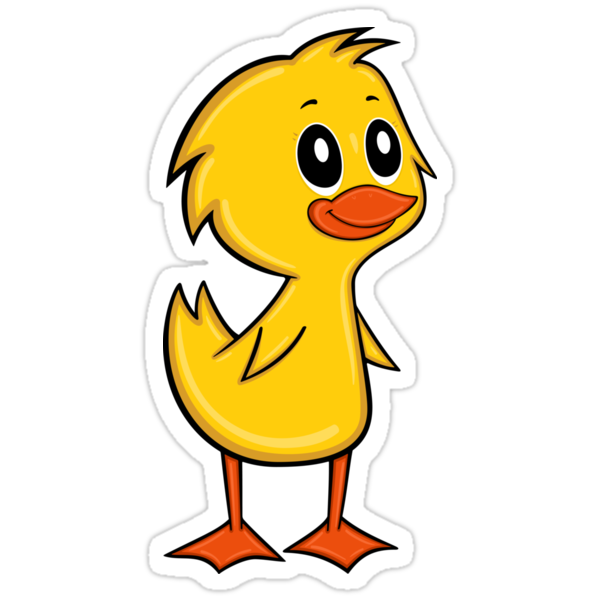 "Cute Cartoon Duck" Stickers by toonanimal Redbubble
