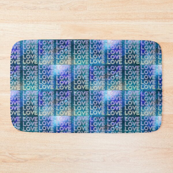 Item preview, love,repeatedly Lettering,purple,various colored painting,blue designed and sold by zzzozzo.