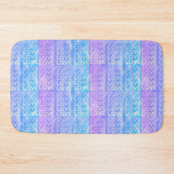 Item preview, love,repeatedly Lettering,purple,various colored painting,blue designed and sold by zzzozzo.