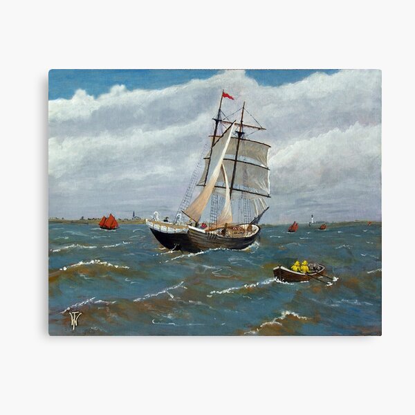 Item preview, Schooner in the Herring Fleet. designed and sold by WILT.