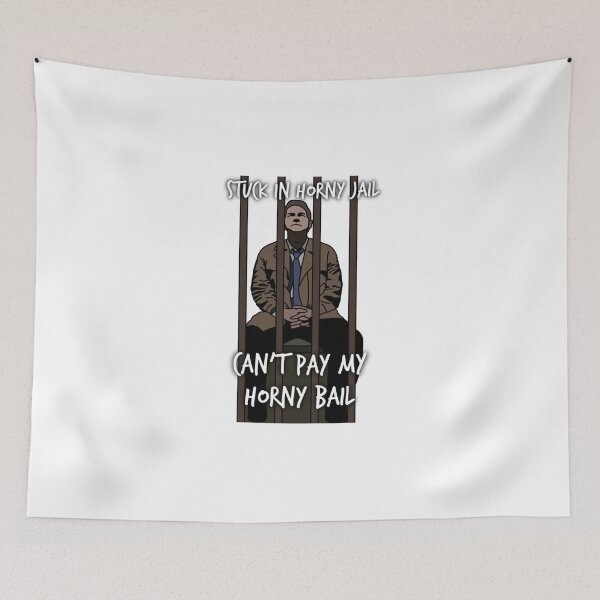 Item preview, Stuck in Horny Jail Can’t Pay My Horny Bail designed and sold by spottedhound.