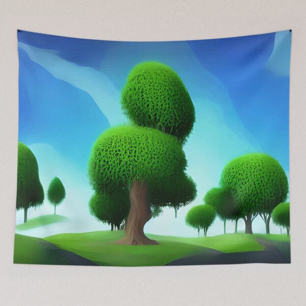 Item preview, Big trees landscape. designed and sold by Art-Vibrations.