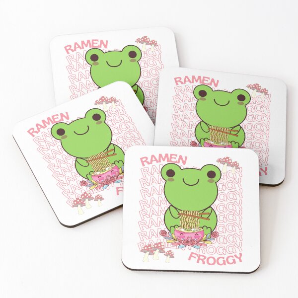 Item preview, Cute and Kawaii Frog Eating Ramen Noodles Bowl. Adorable Cartoon Frogs to make you smile. Chibi Frogs that are the Coolest of the Animal Kingdom. Kawaii Aesthetic with Mushrooms designed and sold by Saffire6.