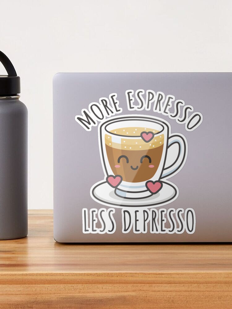 Depresso 17oz Large Latte Mug Cup - Funny Joke Coffee Espresso Depressing  Big