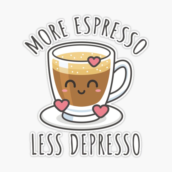 More Espresso Less Depresso Depression Coffee Funny Humor Ceramic Coffee  Mug, Novelty Gift Mugs for …See more More Espresso Less Depresso Depression