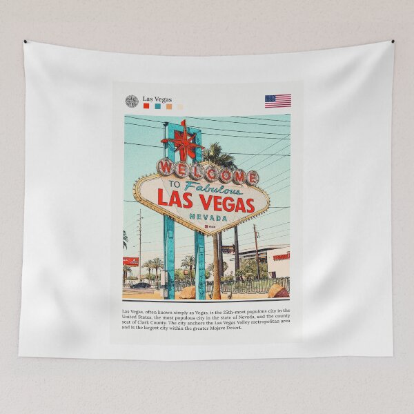 Artikelvorschau, Las Vegas, USA-Stadt entworfen und verkauft von Alexandra Rty.