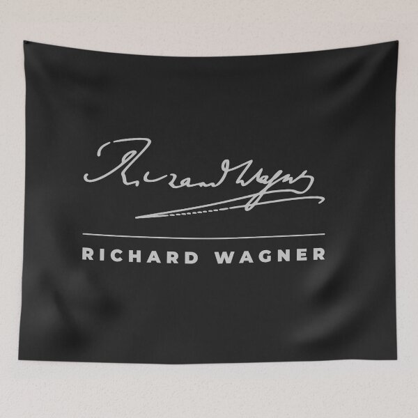 Item preview, Richard Wagner signature t-shirt designed and sold by CMYKStudio.