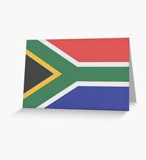 Vlag van Suid-Afrika Greeting Card
